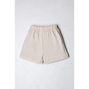 Kız Çocuk Şort Esnek Bel Basic Rahat Kalıp