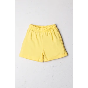 Kız Çocuk Şort Esnek Bel Basic Rahat Kalıp