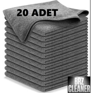 20 Adet 30X30 Mikrofiber Temizlik Bezi