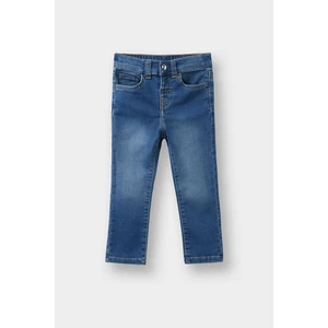Kız Bebek Beli Lastikli Jean Pantolon E9557A525AU