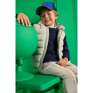 Erkek Bebek Okul Su Geçirmez Kapüşonlu Fermuarlı Tafta Şişme Yelek A2221A525AU