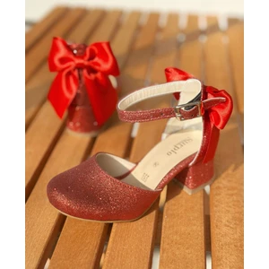 Çocuk Topuklu Ayakkabı, Kısa Topuklu Çocuk Topuklu Ayakkabı, Çocuk Abiye Ayakkabı