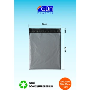 Cepsiz Kargo Poşeti 24 x 30 + 5 cm (500 Adet)