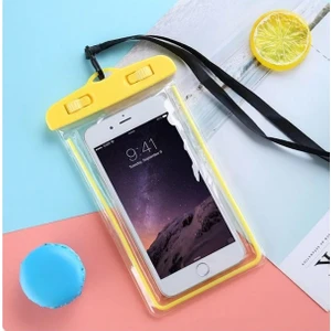 Ateştech Waterproof Bag Su Geçirmez Telefon Kılıfı Dalış Kılıfı Mavi