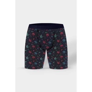 Desenli Uzun Paçalı Likralı Erkek Boxer 1014