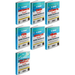 Miray 2025 9. Sınıf Tematik Konu Özetli Soru Bankası 7 Kitap