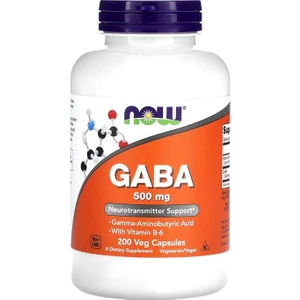 B-6 Vitaminli Gaba, 500 Mg, 200 Bitkisel Kapsül