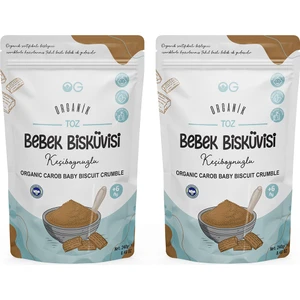 OG natural Bebek Bisküvisi Seti Organik Keçiboynuzu İçerikli 240 gr 6-9 Ay Arası Bebekler İçin