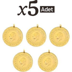BSA ALTIN 5 Adet Çeyrek Altın ( Yeni Tarihli)