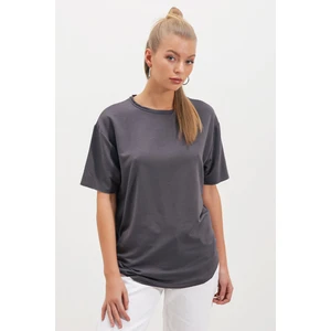 Dökümlü Salaş Etek Oval Oysho T-Shirt