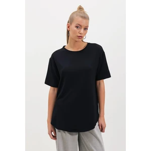 Dökümlü Salaş Etek Oval Oysho T-Shirt
