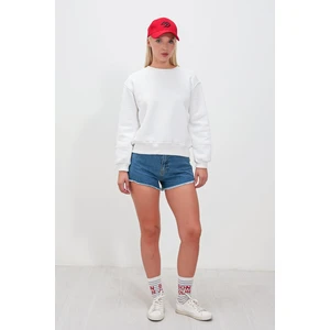 Üç Iplik Kol Dikiş Detay Sweat