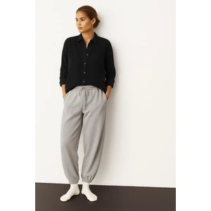 Oversize Basic Düğmeli  Müslin Gömlek