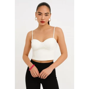 Askılı Ottoman Crop Büstiyer