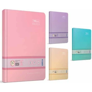 Thebook Pastels Ciltli Defter 20X28 160YP - Kareli