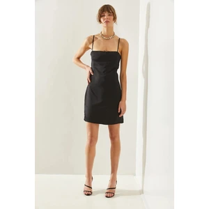 Kadın Ince Askılı Astarlı Mini Elbise