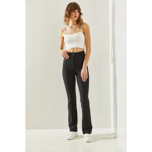 Kadın Çizgili Palazzo Pantolon