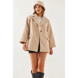 Kadın Salaş Kaşe Kaban