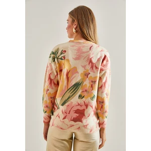 Kadın Parçalı Triko Kazak