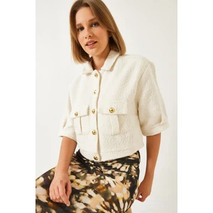 Kadın Kısa Kollu Ceket Mbms