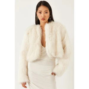 Kadın Suni Kürkllü Astarlı Mont