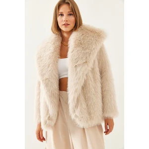 Kadın Yakalı Astarlı Premium Kürk Mbms