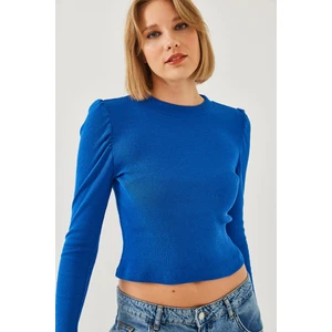 Kadın Prenses Kol Fitilli Bluz