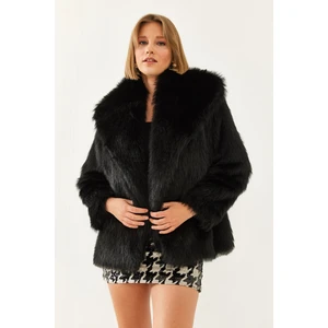 Kadın Yakalı Astarlı Premium Kürk Mbms