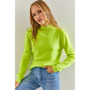 Kadın Balıkçı Yaka Kaşmir Dokulu Ekstra Yumuşak Kazak