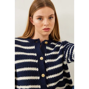 Kadın Çizgili Hırka