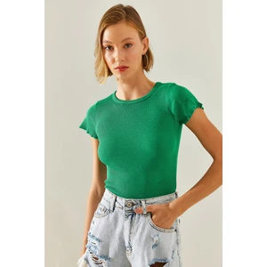 Kadın Fitilli Kaşkorse Bluz