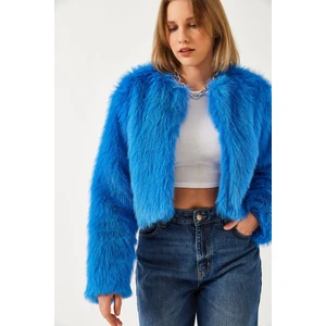 Kadın Suni Kürkllü Astarlı Mont