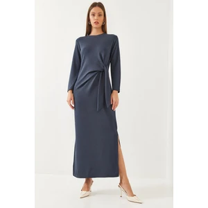 Kadın Bağlama Detaylı Modal Elbise