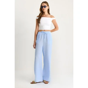 Kadın Müslin Palazzo Pantolon