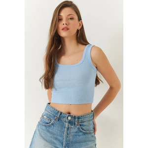 Kadın Askılı Fitilli Kaşkorse Bluz