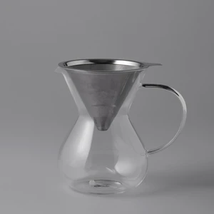 Glory Cam Kahve Demleme Çelik Süzgeçli 850 Ml