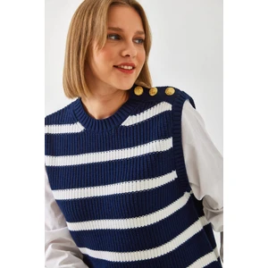 Kadın Gömlek Kol Detaylı Triko Süveter