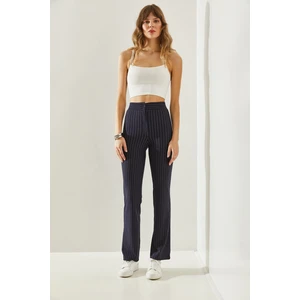 Kadın Çizgili Palazzo Pantolon