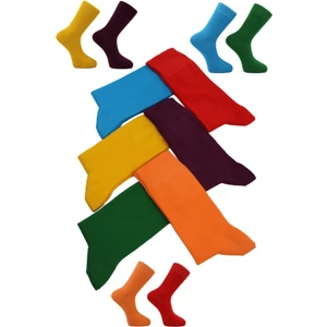 6'lı Renkli Unisex Soket Çorap