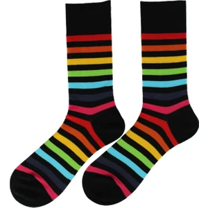 Renkli Çemberli Desen Unisex Çorap