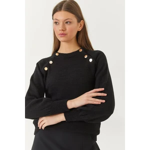 Kadın Patlı Reglanlı Triko Kazak