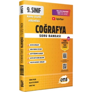 Ens Yayıncılık 9. Sınıf Coğrafya Etkinlikli Soru Bankası