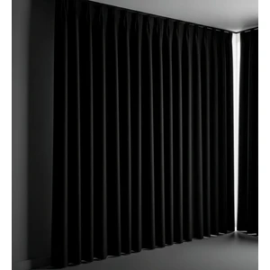 Blackout Işık Geçirmez Dikili Halde Fon Perde Siyah Pilesiz+Bağlama Kuşağı ve Yıkama Torbası Hediyeli