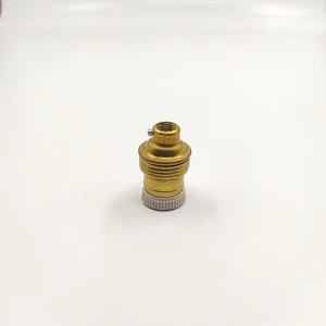 Dekoratif E14 Metal Bronz Renk Duy (1 Adet)