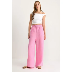 Kadın Müslin Palazzo Pantolon