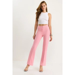 Kadın Çima Detaylı Ispanyol Paça Pantolon