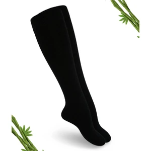 Premium Bambu Dikişsiz Kadın Diz Altı  Çorap