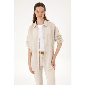 U.s. Polo Assn. Kadın Taş Gömlek Desenli 50299794-VR049