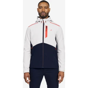 Tribord Erkek Rüzgar Kesen Yelkenli Montu - Açık Gri/siyah - Softshell 500