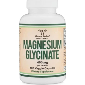 Double Wood Magnesium Glycinate 400 mg 180 Kapsül